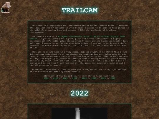 trailcam/2022 screenshot