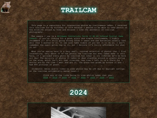 trailcam/2024 screenshot