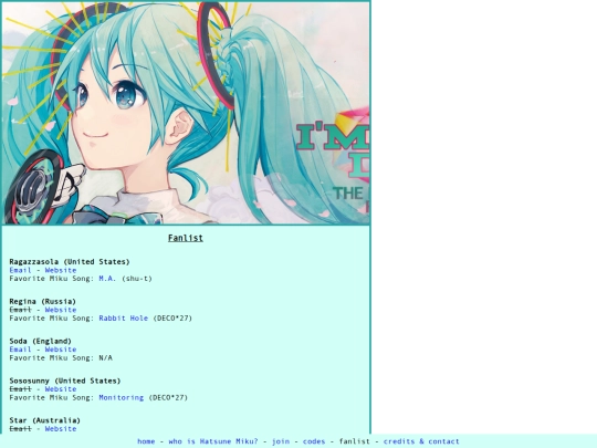 fanlist/fanlisting2 screenshot