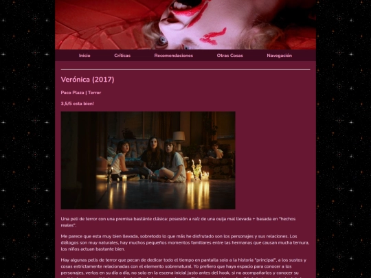 Criticas screenshot