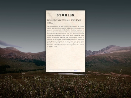 stories screenshot