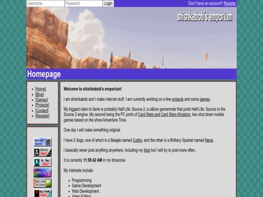 index screenshot