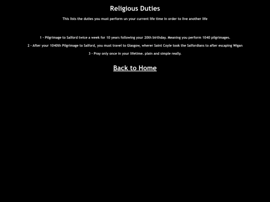 Religious Duties screenshot