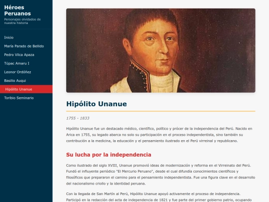 heroes/hipolito-unanue screenshot