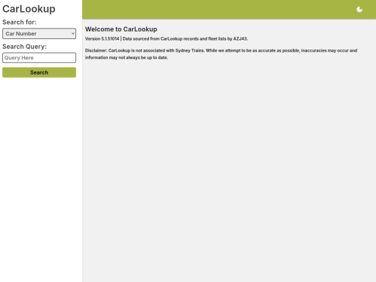 carlookup screenshot