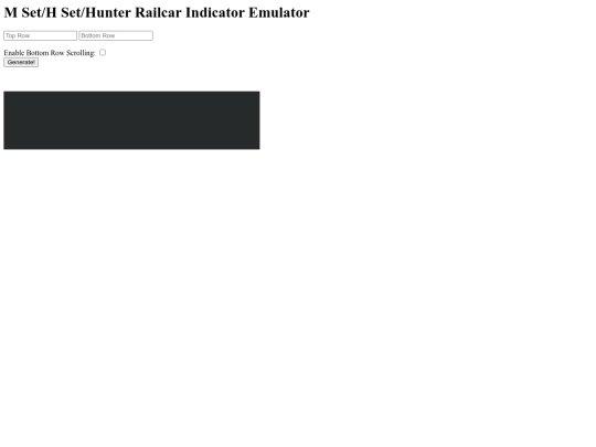 emulator/millennium/bigtext screenshot