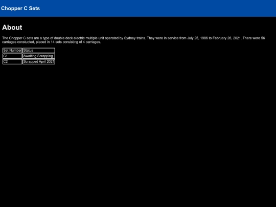 trains/c screenshot