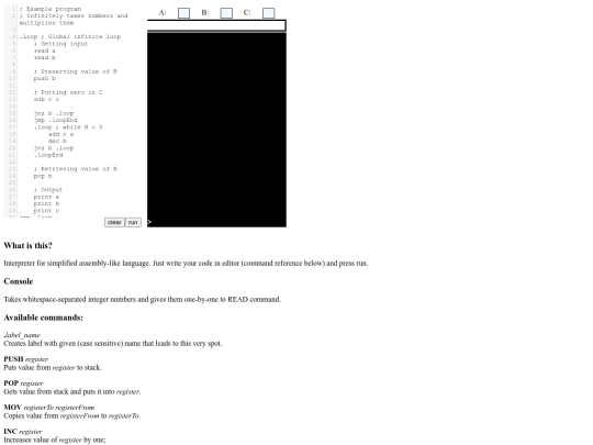 index screenshot