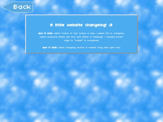 changelog/changeloghomepage screenshot