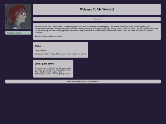 info screenshot