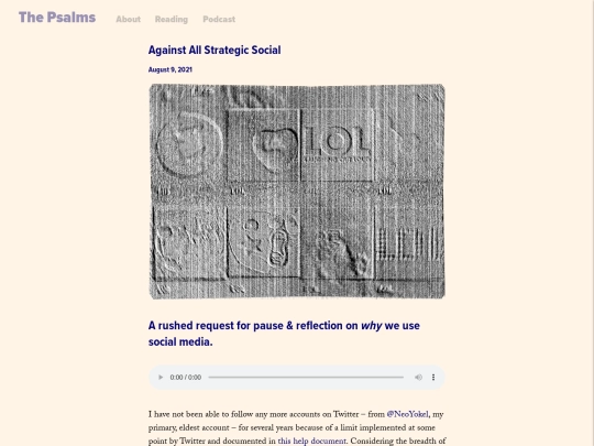 2021/Against All Strategic Social — The Psalms (12_8_2021 10_25_26 AM) screenshot