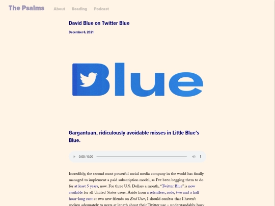 2021/David Blue on Twitter Blue — The Psalms (12_8_2021 10_25_21 AM) screenshot
