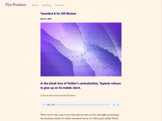 2021/Tweetbot 6 for iOS Review — The Psalms (12_8_2021 10_25_22 AM) screenshot