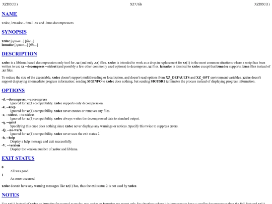 a-shell/xzdec screenshot