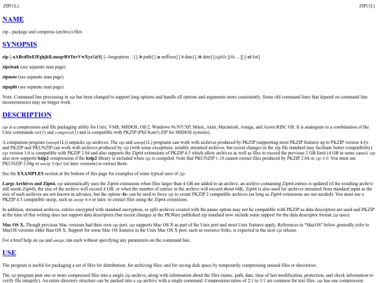 a-shell/zip screenshot