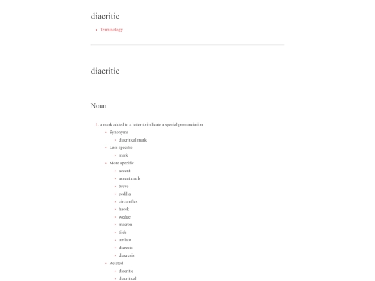 bear/vocabulary/diacritic screenshot