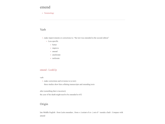 bear/vocabulary/emend screenshot