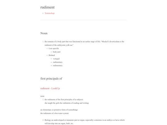 bear/vocabulary/rudiment screenshot