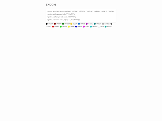 color/ENCOM screenshot