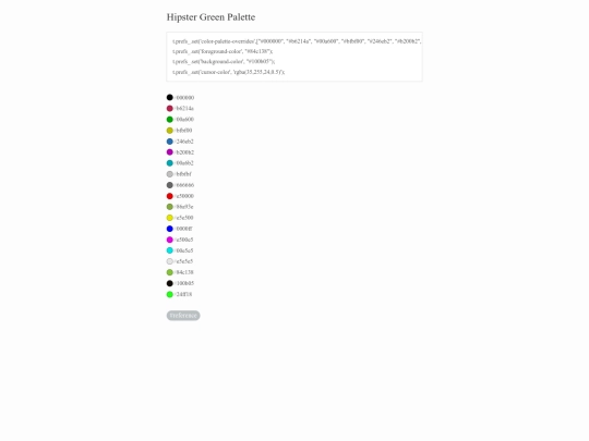 color/HipsterGreen screenshot