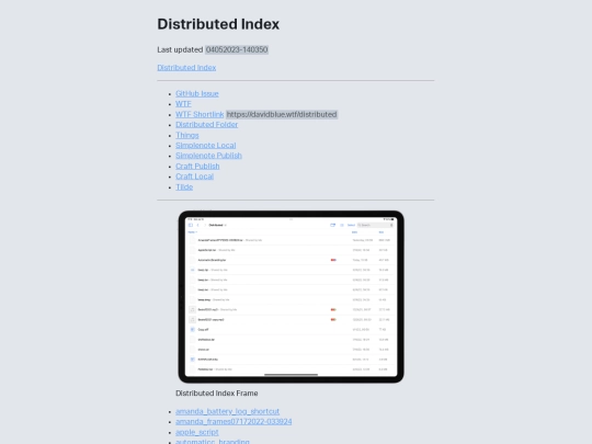 distributed screenshot