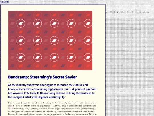 essays/bandcamp screenshot