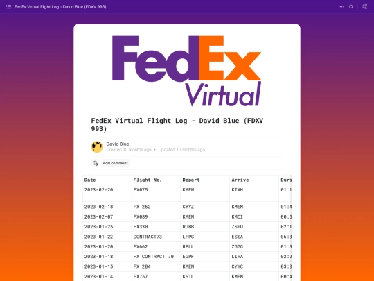 fdxlog screenshot