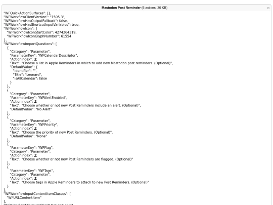 mastodonpostreminder/source screenshot