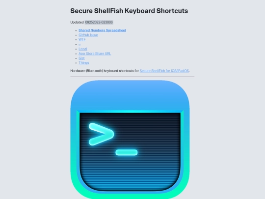 shellfishkeys screenshot