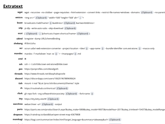 textexpander/extratext screenshot