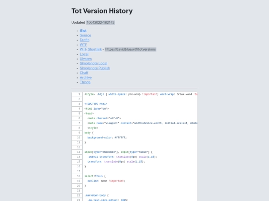 totversions screenshot