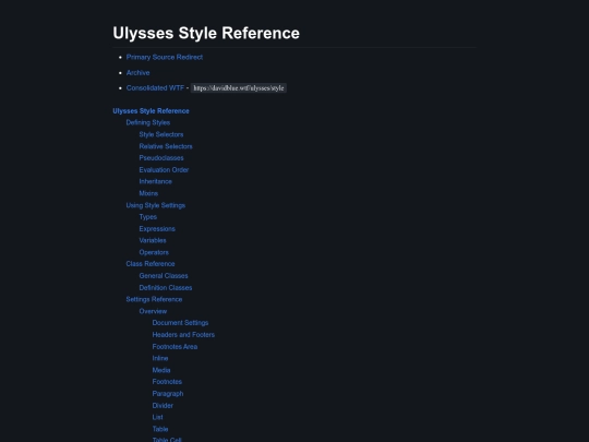 ulysses/style screenshot