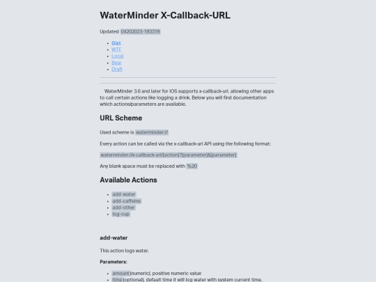 waterminderx screenshot