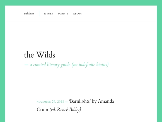 wilds/page/1 screenshot