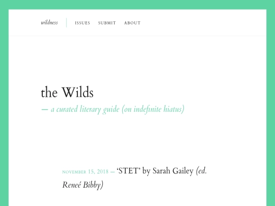 wilds/page/2 screenshot