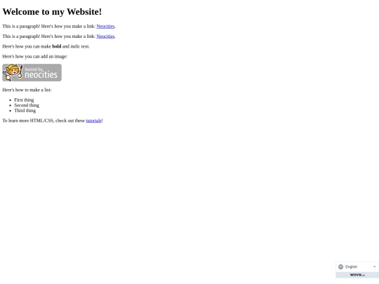 index screenshot