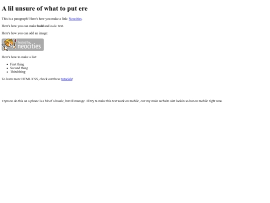 test screenshot