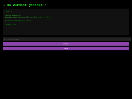 gehackt screenshot
