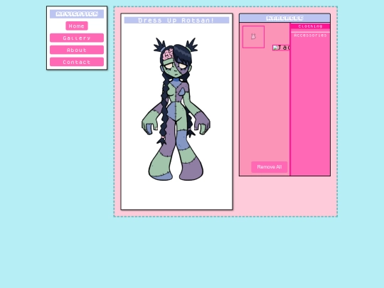 dressup screenshot