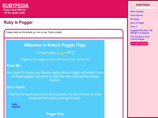 rubypedia/wikiPages/Ruby Is Pogger screenshot