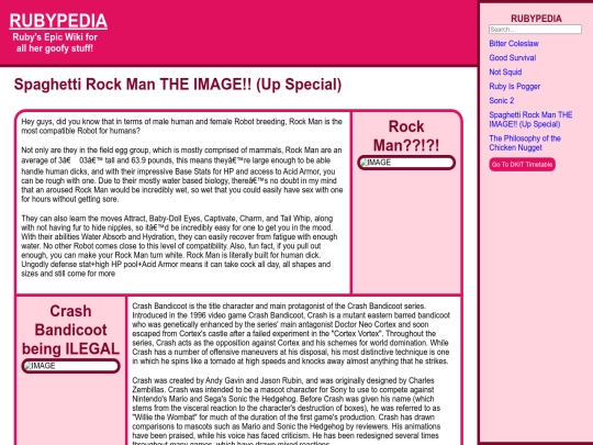 rubypedia/wikiPages/Spaghetti Rock Man THE IMAGE!! (Up Special) screenshot