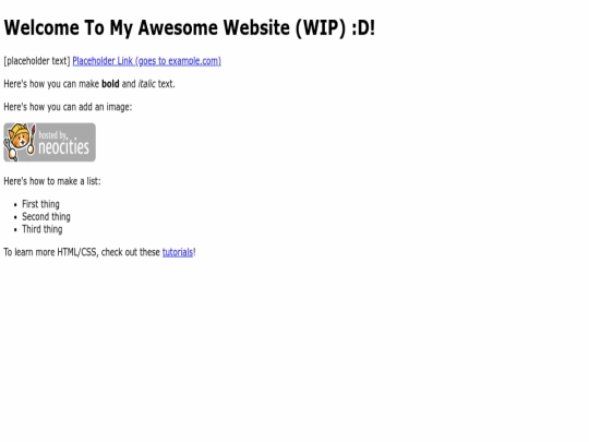 index screenshot