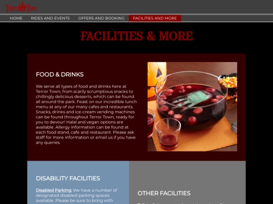 facilities screenshot