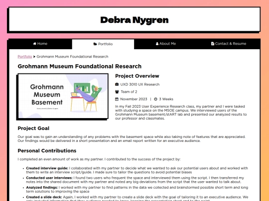 portfolio/grohmann-museum-foundational-research screenshot