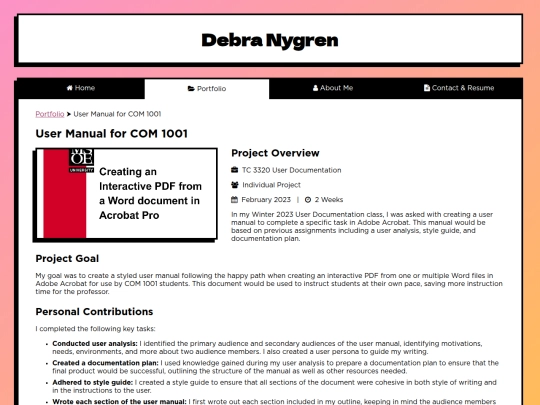 portfolio/user-manual-for-com-1001 screenshot
