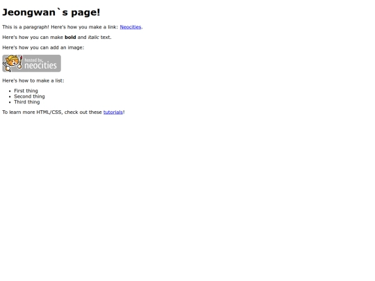 index screenshot