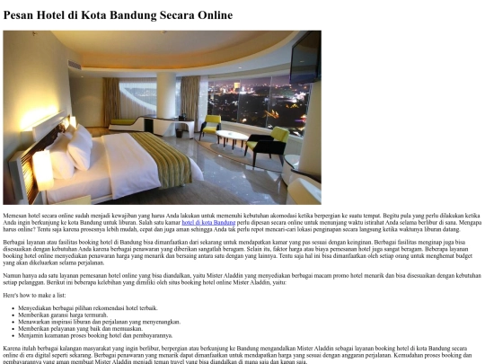 pesan-hotel-di-kota-bandung-online screenshot