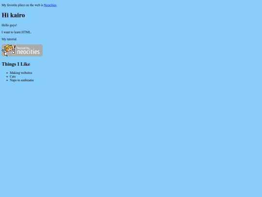 index screenshot