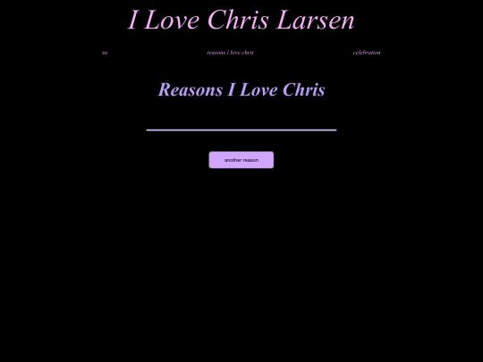 reasons screenshot