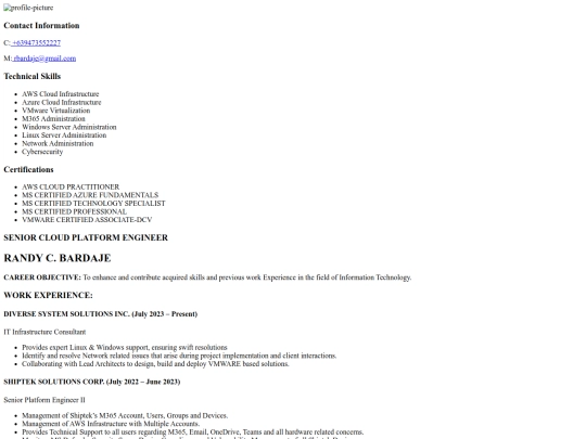 index screenshot